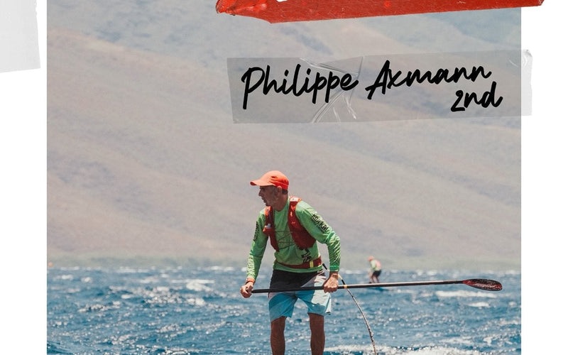 Philippe Axmann second in the 40-49 SUP foil, Koa Kai Triple Crown 2025
