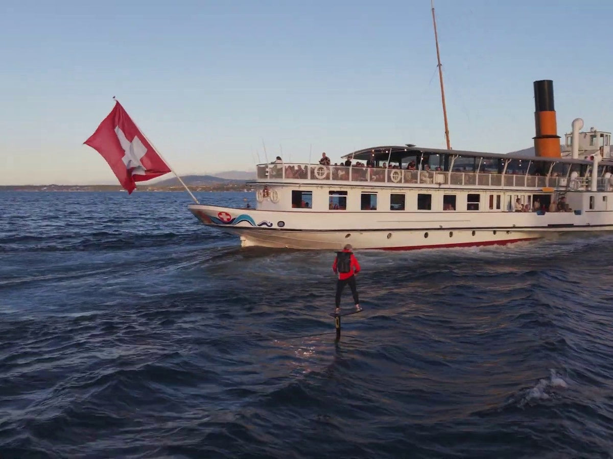 SURGE 1240 on Lake Geneva: three sessions with a team rider