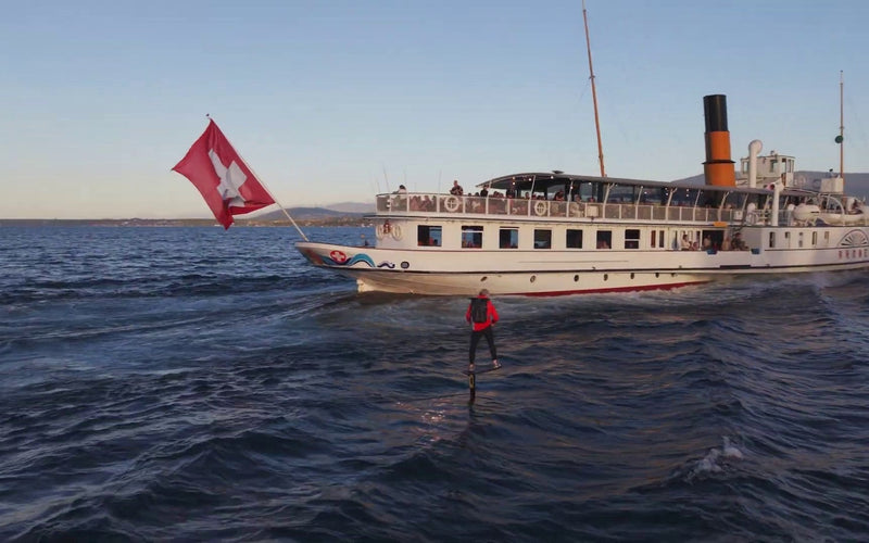 SURGE 1240 on Lake Geneva: three sessions with a team rider