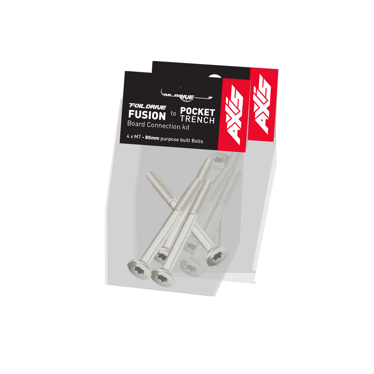 Foil Drive Fusion to Pocket Trench Bolt Kit M7