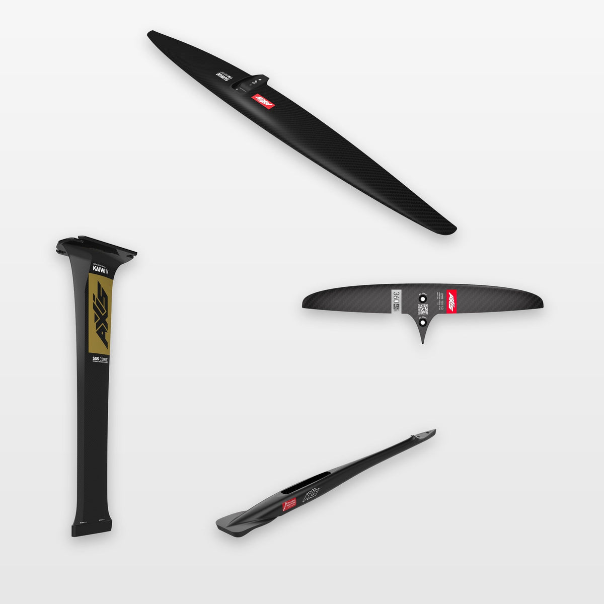 AXIS Complete Foil Package Surge 1150, SKINNY 360/45 / KAIWI UHM 780: every part in the package