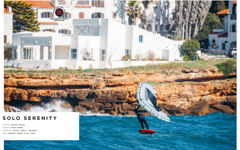 Solo Serenity - Olivia Piana, photos by Mike Ferre (Foiling Magazine)