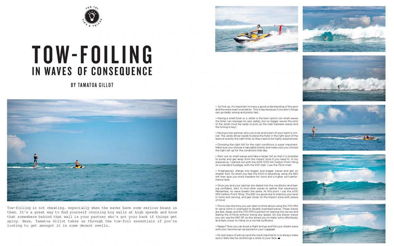 AXIS Foils - Tow Foiling in Waves of Consequence - The Foil Mag