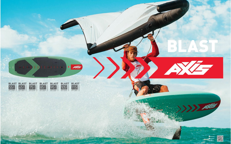 As seen in Foiling Magazine: the Blast wing foilboard