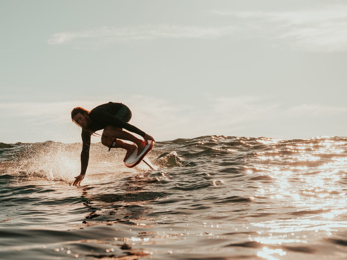 Luke Atkinson wins the surf foil competition at the Crozon Foil Festival 2025