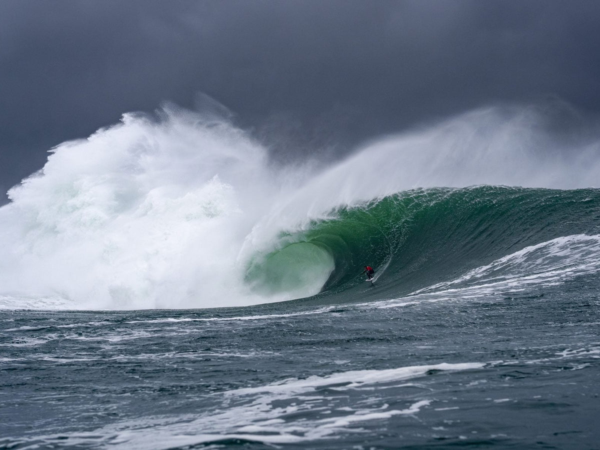 Irish Exit: a foil at Mullaghmore on Big Thursday