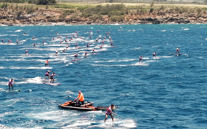 Livio Menelau second in wing foil at the Paddle Imua 2025