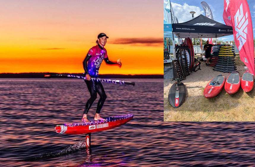 First place at King of the Bay, Rewa, on the Surge 740