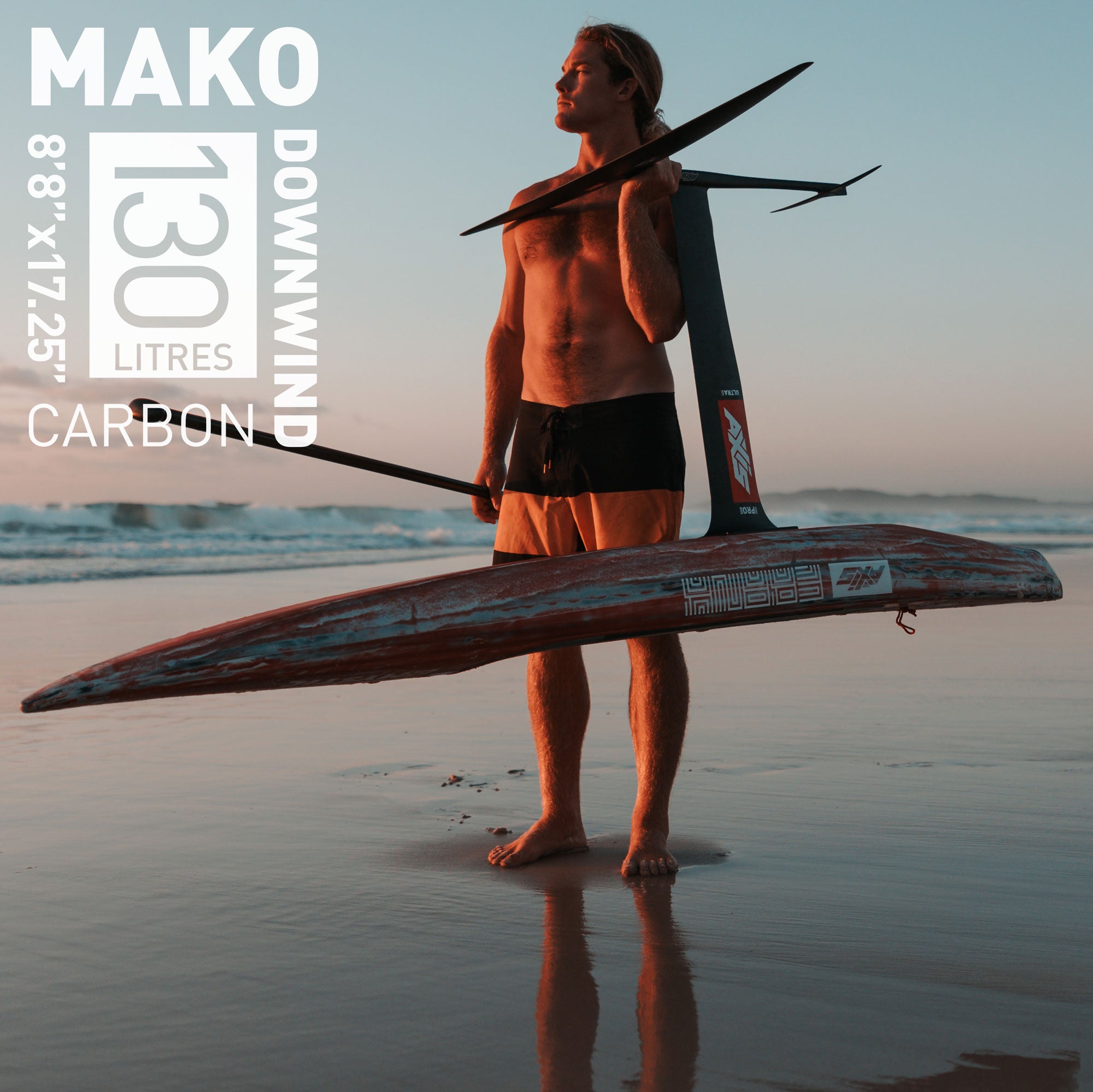 AXIS - Frank 130L Mako Downwind Carbon foilboard 8'8
