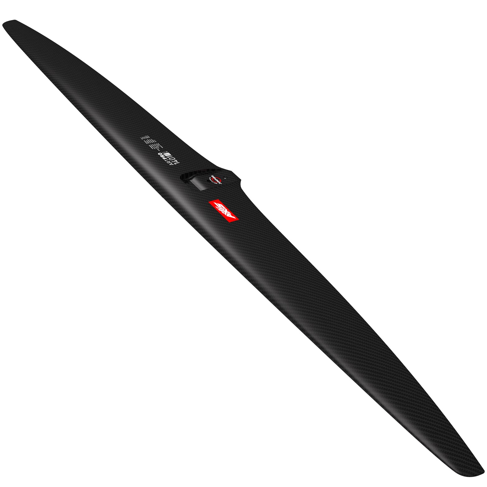Axis ART PRO 1401 High-aspect carbon front wing — full deck view