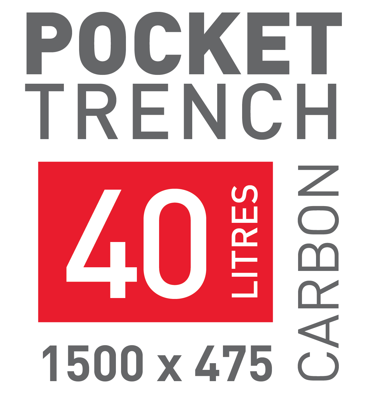 Foil Drive POCKET TRENCH - AXIS Foilboard - 40L