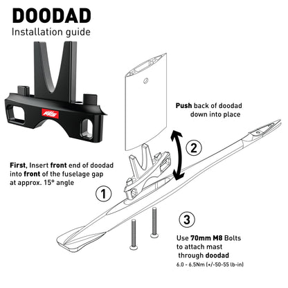 Fatty Fuselage to 19mm Mast Adapter / Doodad