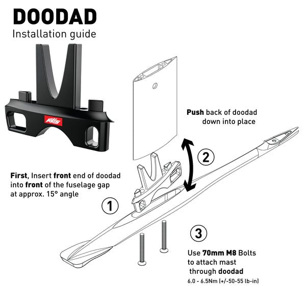Fatty Fuselage to 19mm Mast Adapter / Doodad