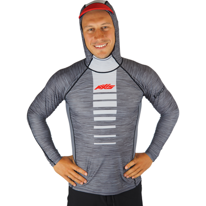 AXIS Hooded UV Rashie - Smoke (grey)