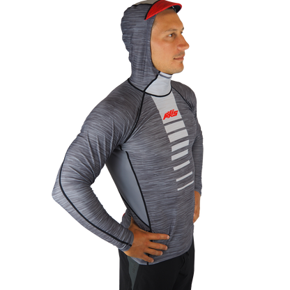 AXIS Hooded UV Rashie - Smoke (grey)