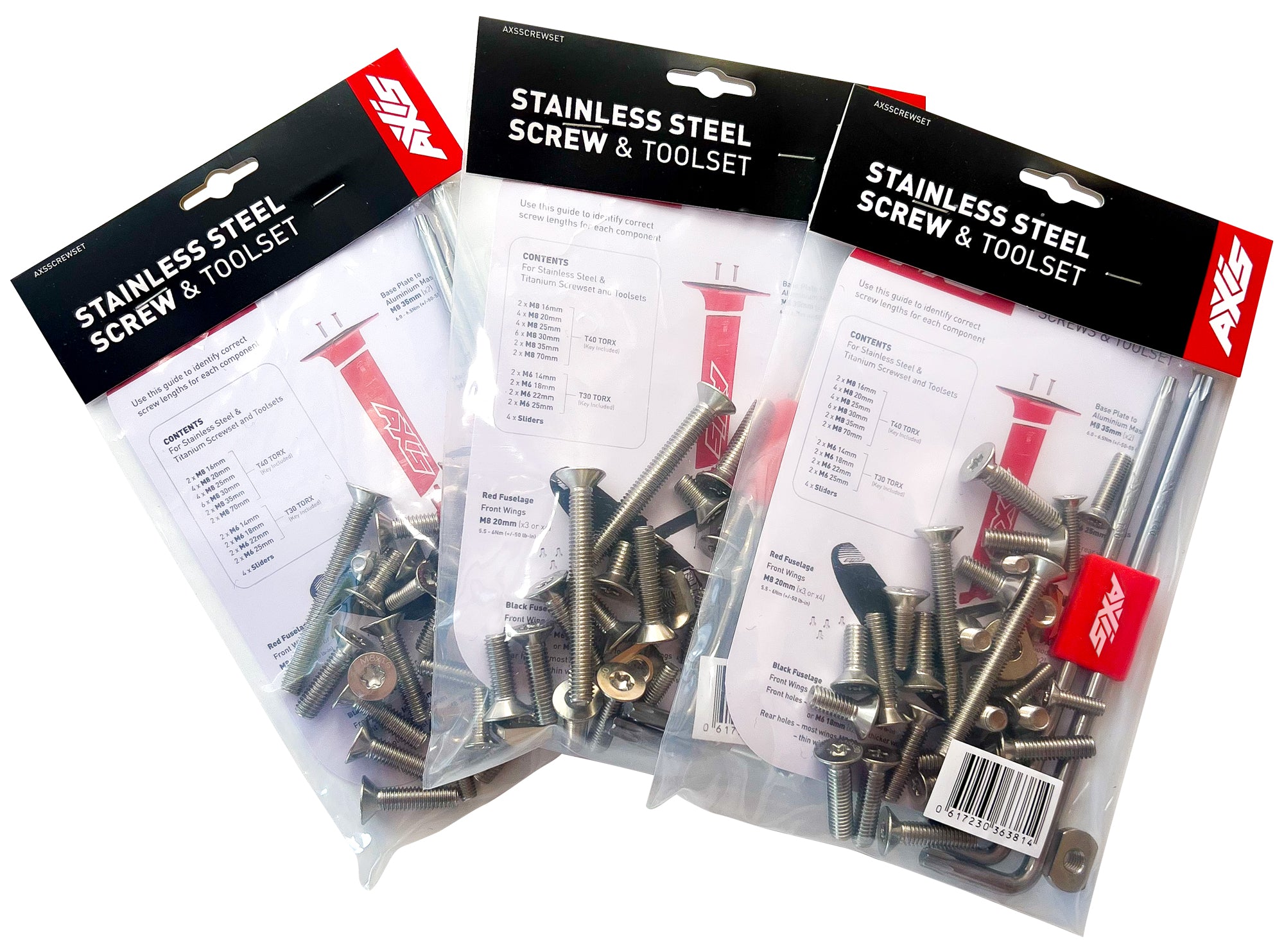 AXIS FOIL SET フロント、リアフォイル、収納ケースセット(付属ネジ込 Accessories - AXIS Foils