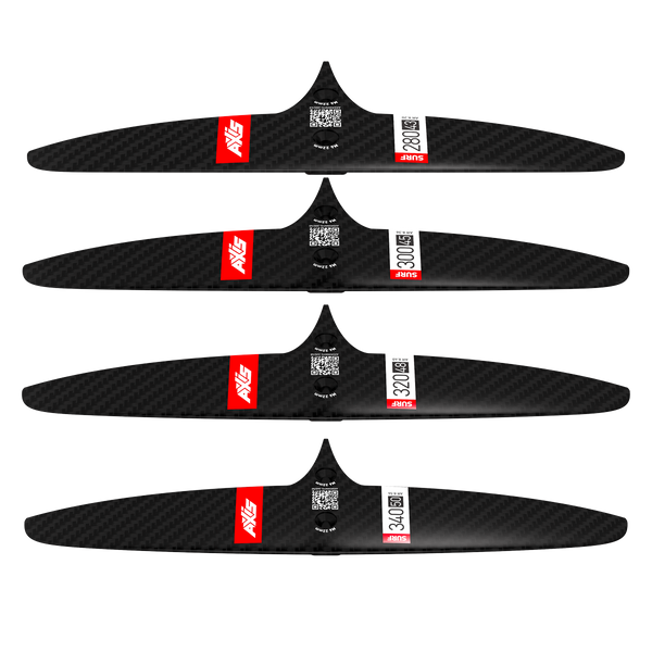 SURF SKINNY- 340/50 Carbon Rear Hydrofoil wing