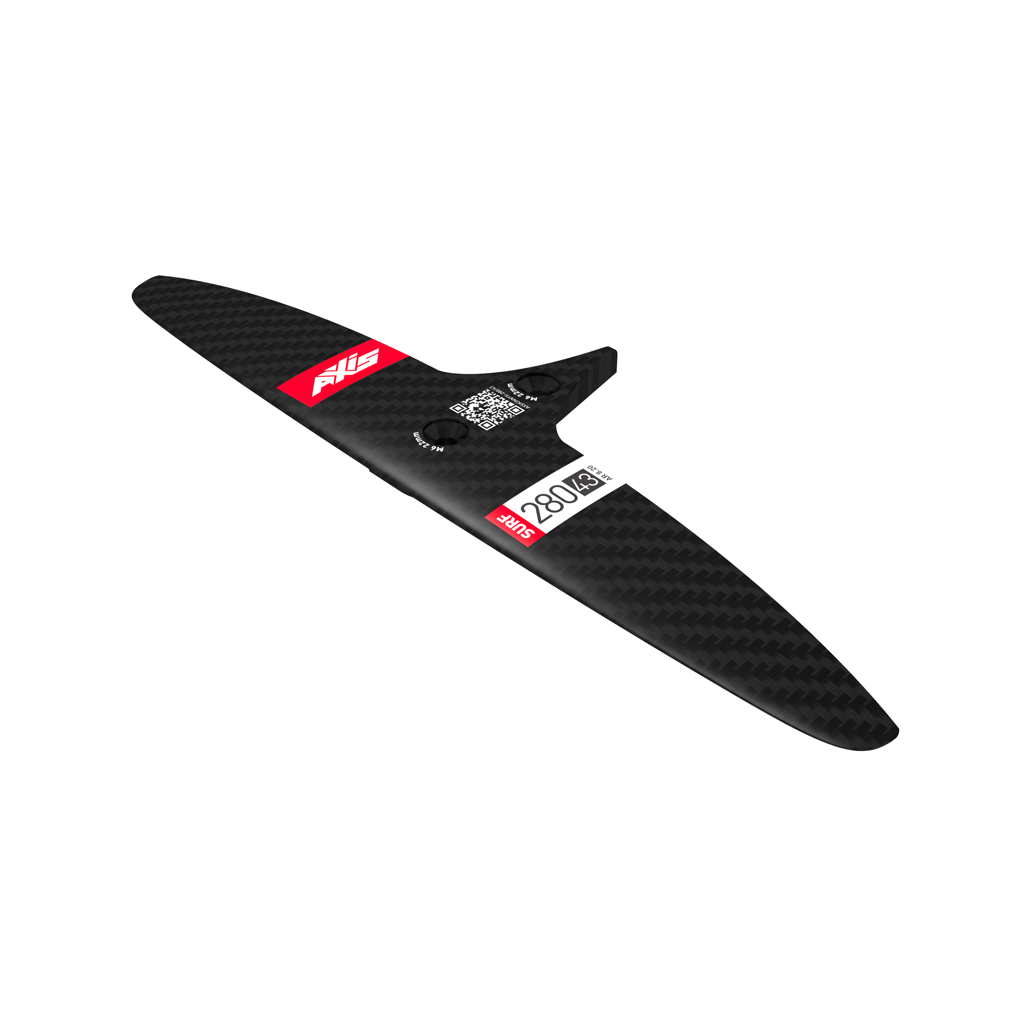 SKINNY SURF- 280/43 Carbon Rear Hydrofoil wing