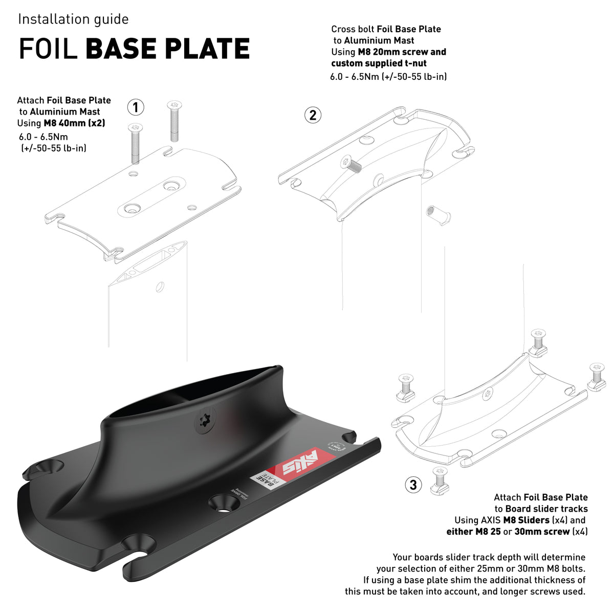 19mm Foil Base Plate