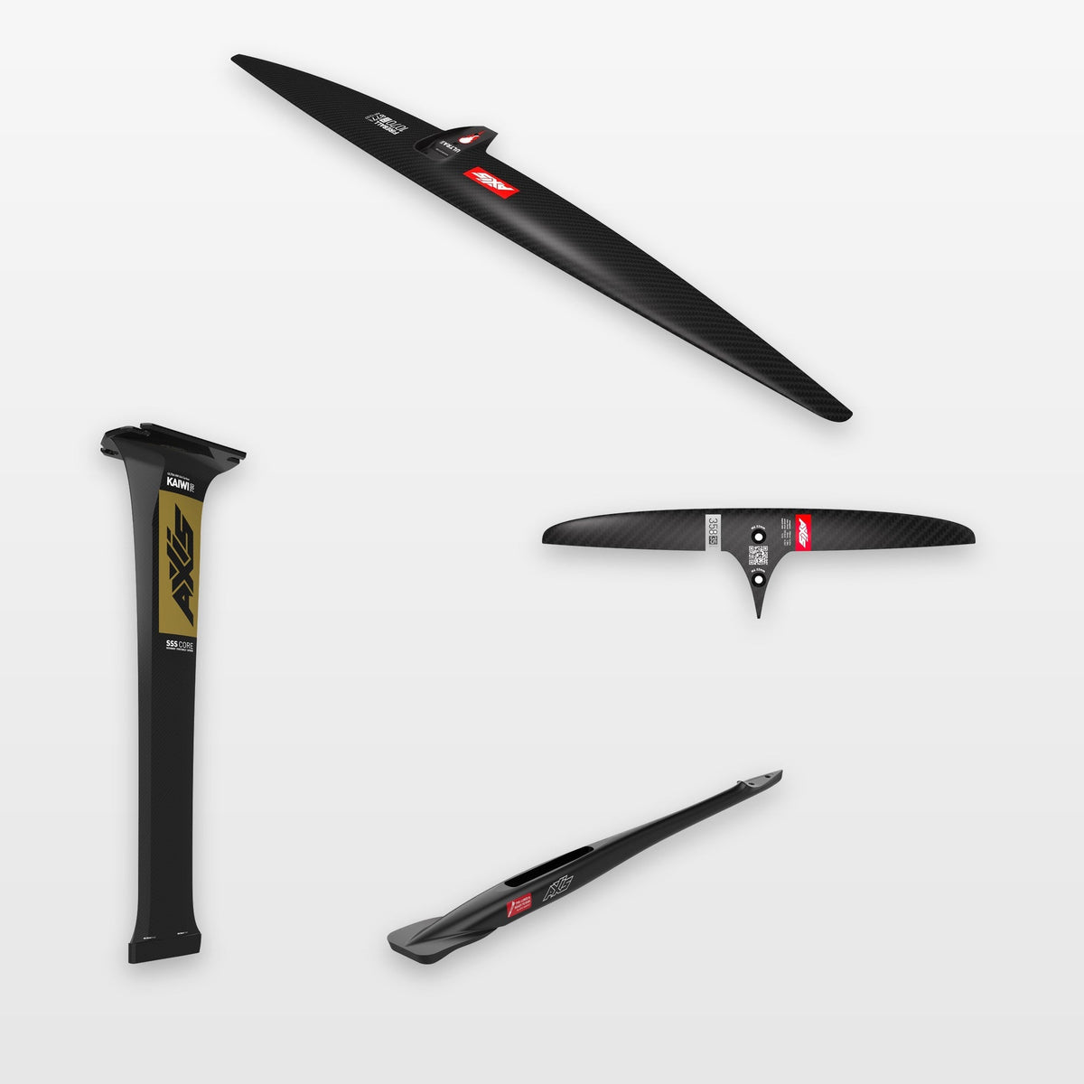 AXIS Complete Foil Package Fireball 1070, SKINNY 358/35 / KAIWI UHM 780: every part in the package