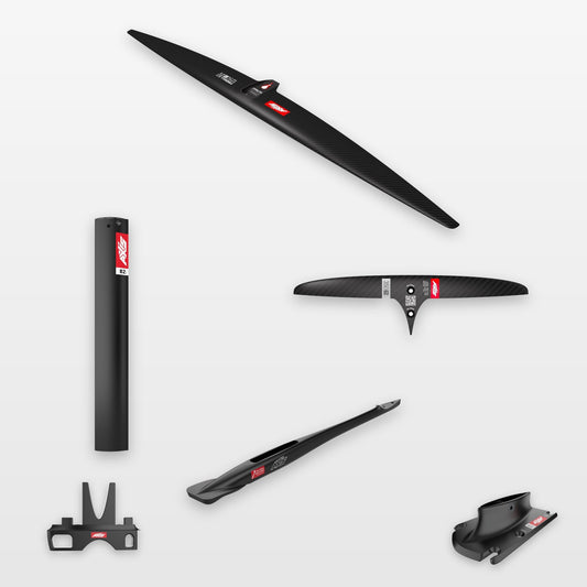 AXIS Downwind Foil Package Fireball 1250, SKINNY 358/35 / 19mm aluminium 82cm: every part in the package