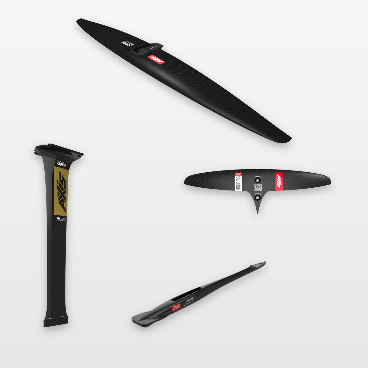 AXIS Complete Foil Package Surge 1080, SURF SKINNY 300/45 / KAIWI UHM 780: every part in the package