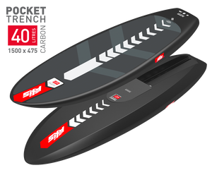 Foil Drive POCKET TRENCH - AXIS Foilboard - 40L