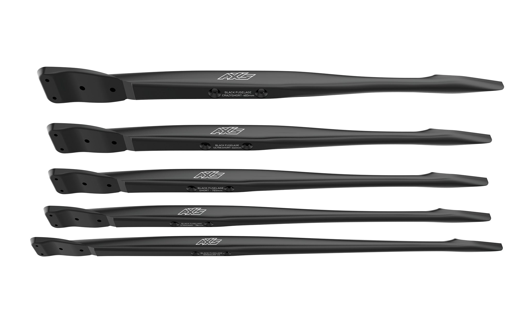 Black Short Fuselage - AXIS Foils